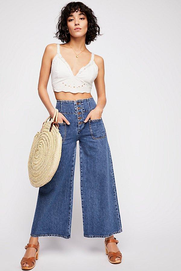 Wide Crop Jean By Free People